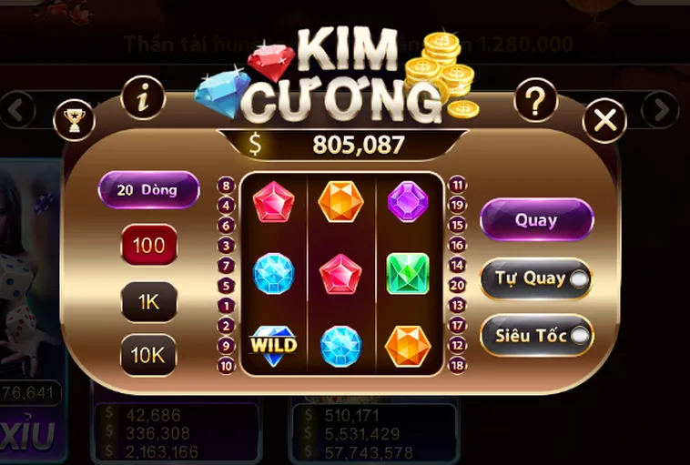 Khám Phá Nổ Hũ Kim Cương Tại 777Loc Cơ Hội Trúng Jackpot Khủng